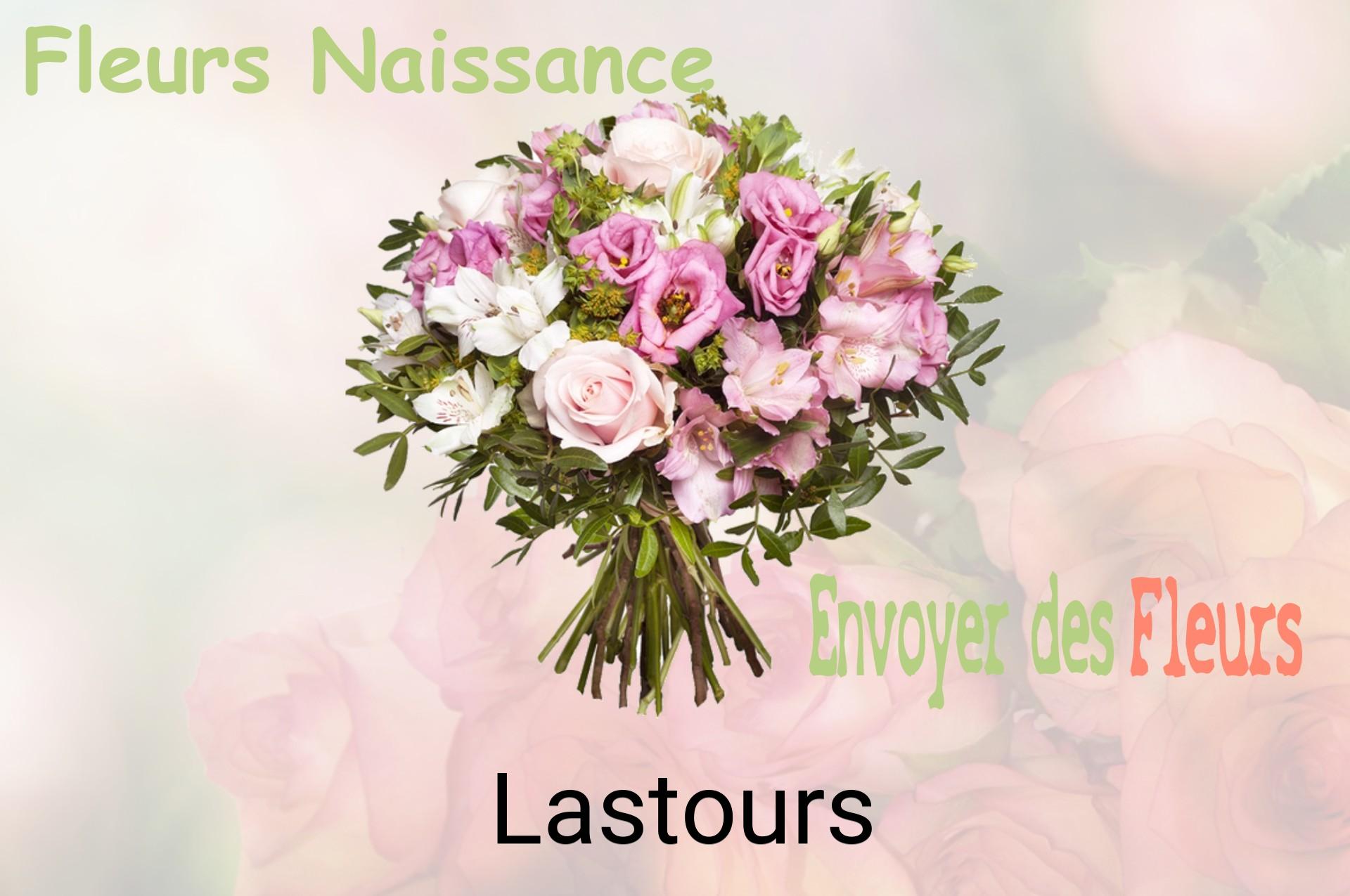 Bouquet de fleurs de naissance livré à Lastours